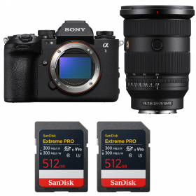 Sony alpha 1 II + FE 24-70mm f/2.8 GM II + 2 SanDisk 512GB Extreme PRO UHS-II SDXC-1