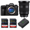 Sony alpha 1 II + FE 24-70mm f/2.8 GM II + 2 SanDisk 64GB Extreme PRO UHS-II SDXC + Sony NP-FZ100-1