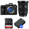 Sony alpha 1 II + FE 24-70mm f/2.8 GM II + 1 SanDisk 128GB Extreme PRO UHS-II SDXC + 3 Sony NP-FZ100-1
