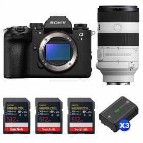 Sony alpha 1 II + FE 70-200mm f/4 Macro G OSS II + 3 SanDisk 512GB Extreme PRO UHS-II SDXC + 3 Sony NP-FZ100-1